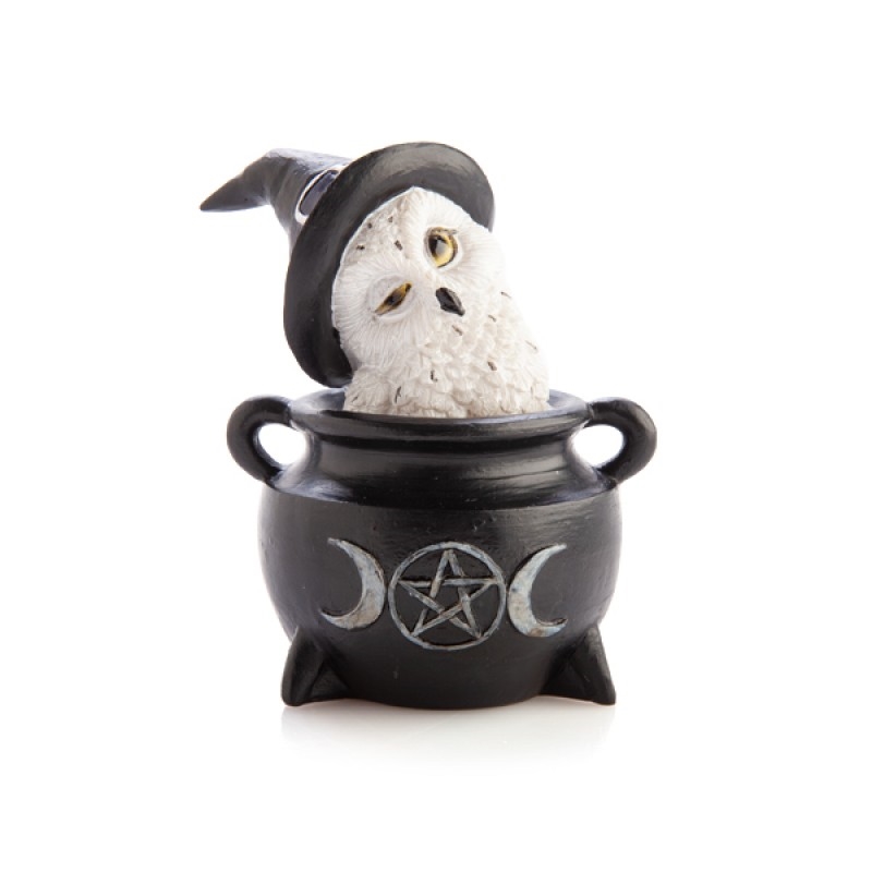 Snowy Owl Cauldron Figurine/Product Detail/Figurines