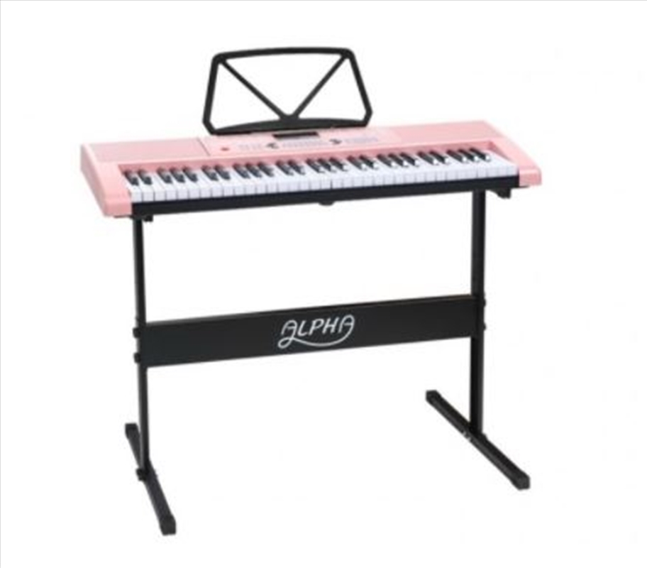 Alpha 61 Key Electronic Piano Keyboard - Pink/Product Detail/Piano & Keyboards