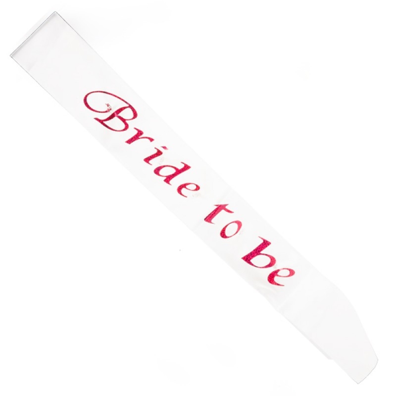 White Bride To Be Flashing Sash/Product Detail/Hens Party