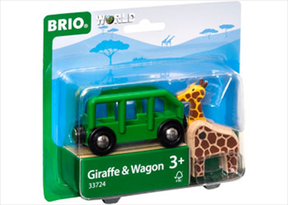 BRIO Vehicle - Giraffe and Wagon, 2 pieces/Product Detail/Building Sets & Blocks