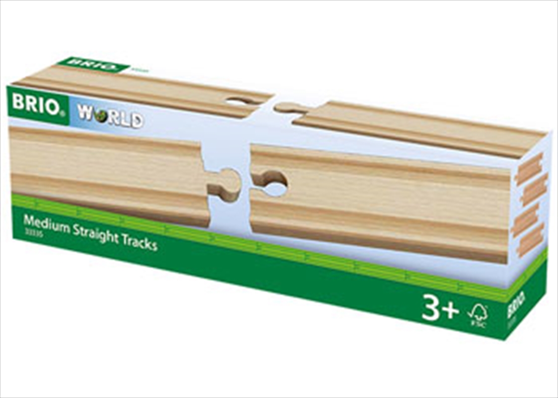 BRIO Tracks - Medium Straight Tracks, 4 pieces/Product Detail/Building Sets & Blocks