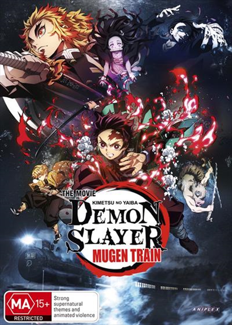 DVD Demon Slayer Kimetsu No Yaiba The Movie:Mugen Train English Dubbed FAST  SHIP