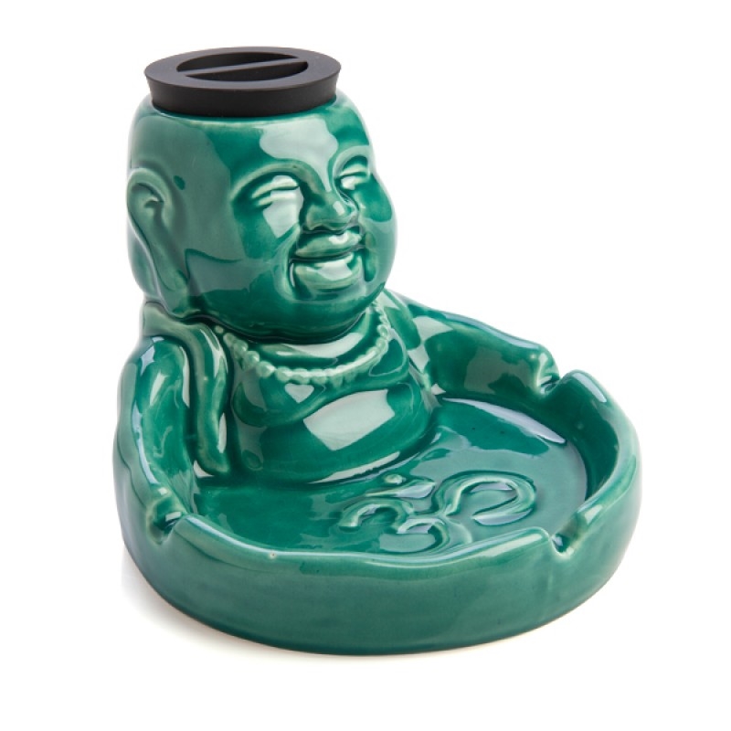 Stash It! Laughing Buddha Storage Jar & Ashtray/Product Detail/Storage