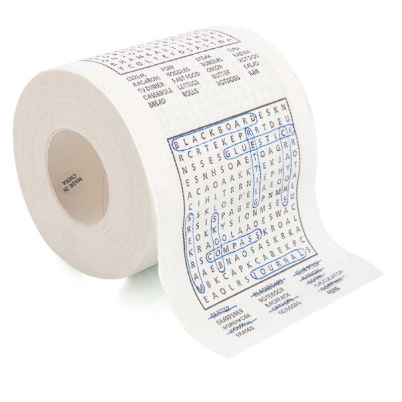 Word Search Toilet Paper/Product Detail/Homewares