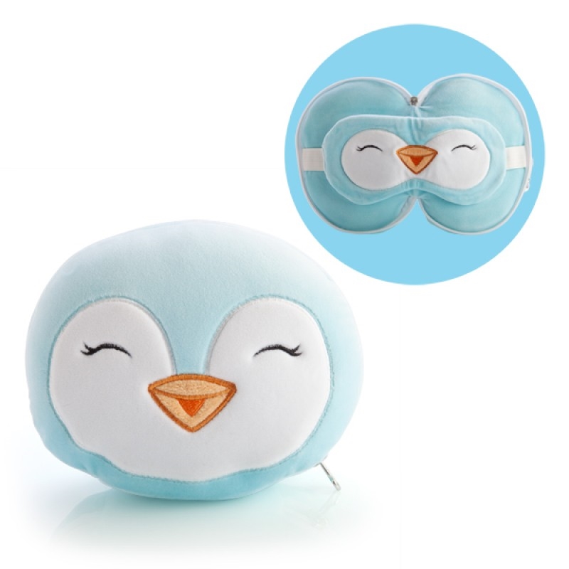 Smoosho's Pals Travel Penguin Mask & Pillow/Product Detail/Homewares