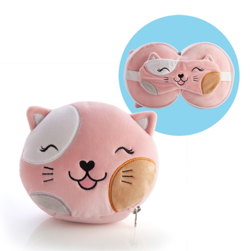 Smoosho's Pals Travel Cat Mask & Pillow/Product Detail/Homewares