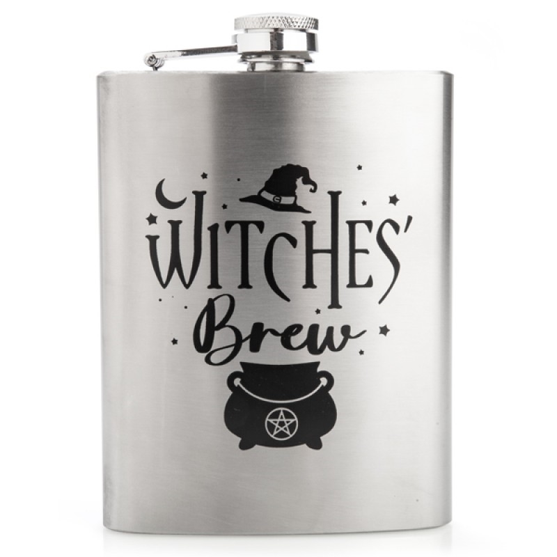 Witches' Brew Metal Flask/Product Detail/Flasks & Shot Glasses