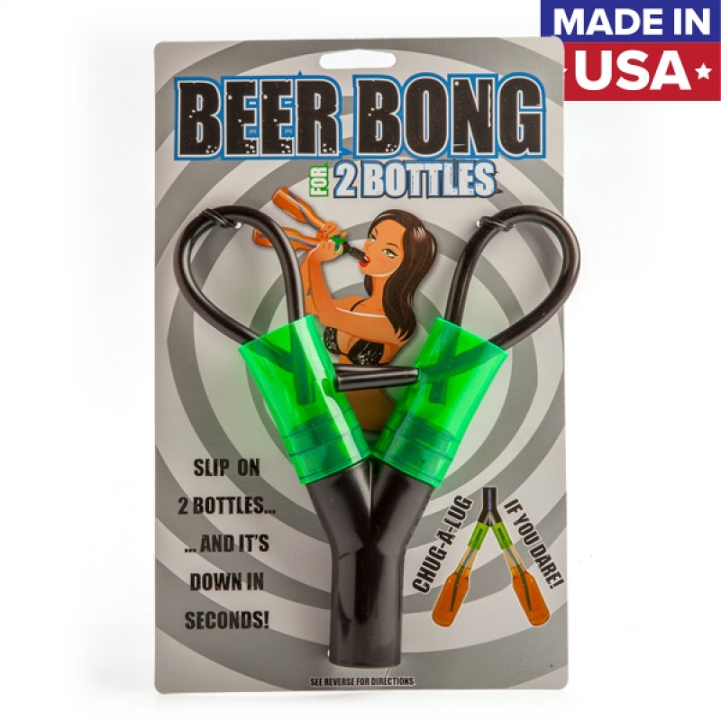 Head Rush Mini Beer Bong for 2 Bottles | Merchandise