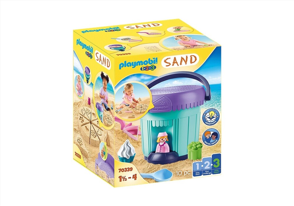 Playmobil- 1.2.3 Bakery Sand Bucket/Product Detail/Play Sets