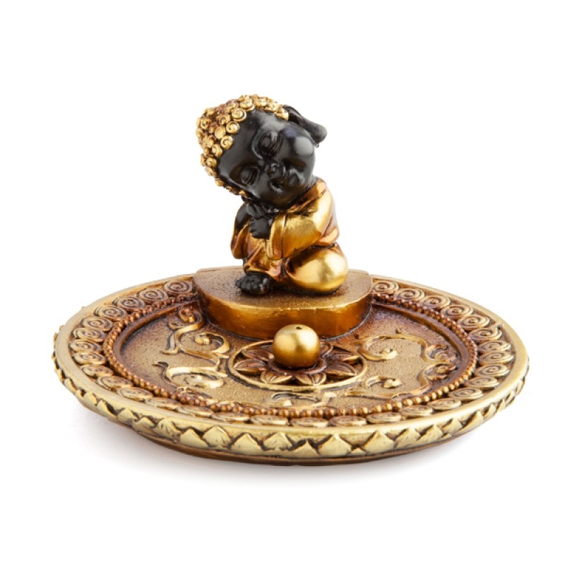 Gold Sleeping Baby Buddha Incense Burner/Product Detail/Burners and Incense