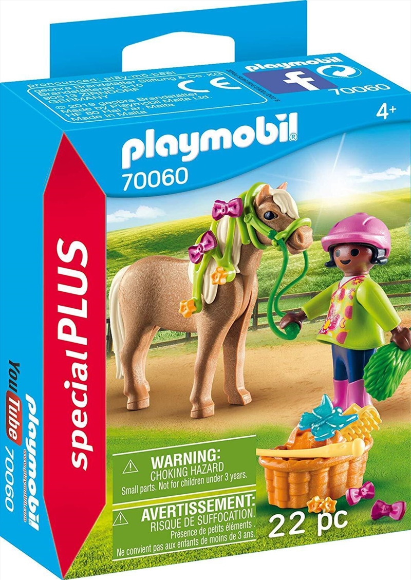 Playmobil- Girl With Pony/Product Detail/Play Sets
