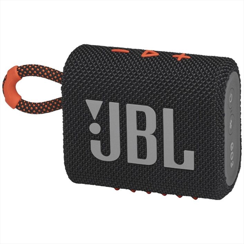 JBL GO 3 Bluetooth Speaker Black/Orange/Product Detail/Speakers