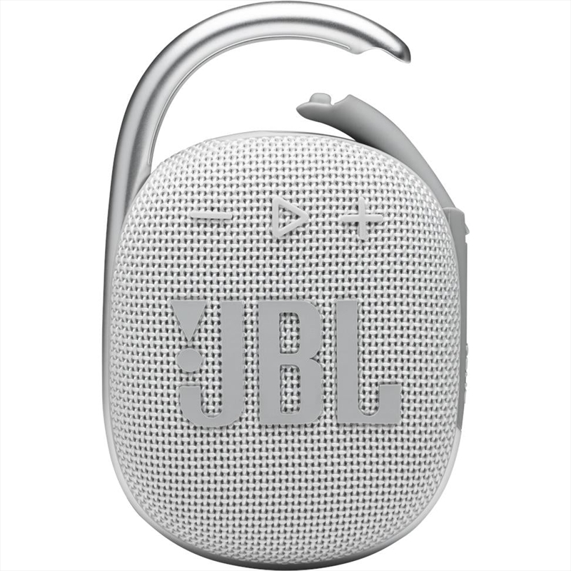 JBL Clip 4 Portable Bluetooth Speaker With Carabiner - White/Product Detail/Speakers