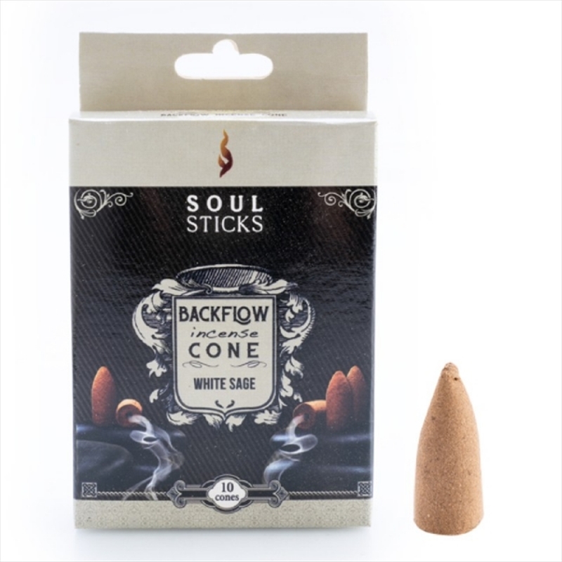 Soul Sticks White Sage Incense Cone 10pk/Product Detail/Burners and Incense