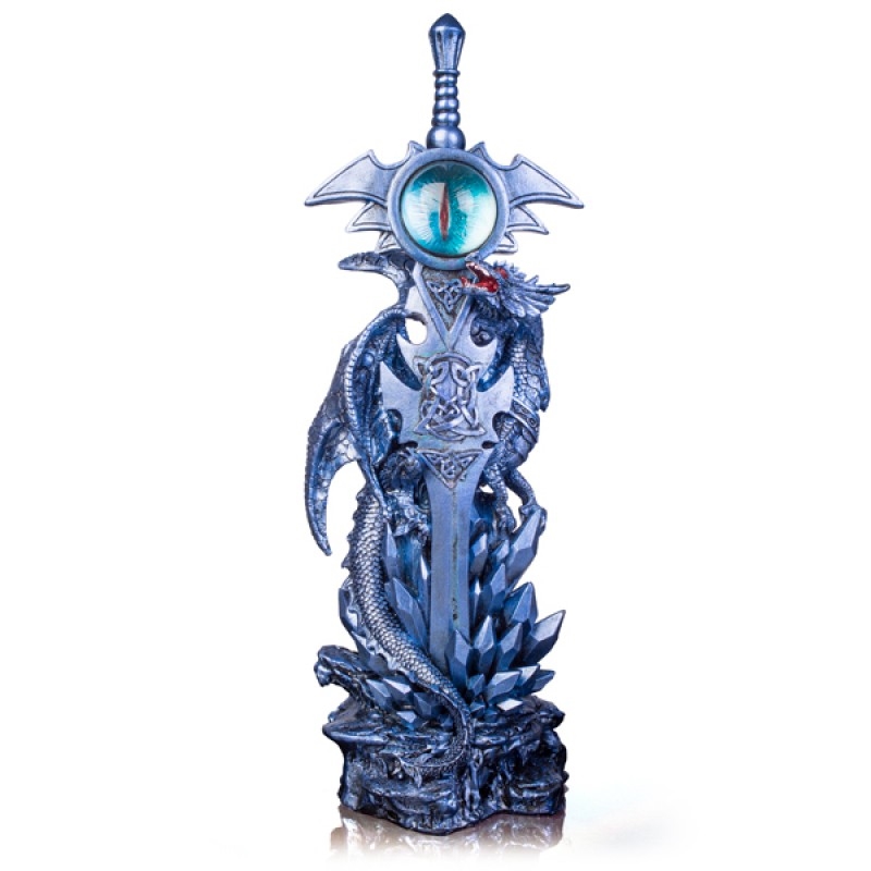 Ice Dragon on Sword Figurine/Product Detail/Figurines