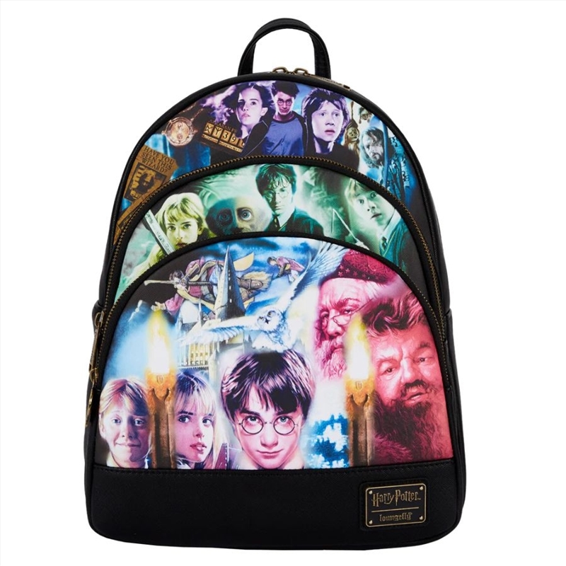 Loungefly Harry Potter - Trilogy Triple Pocket Mini Backpack/Product Detail/Bags