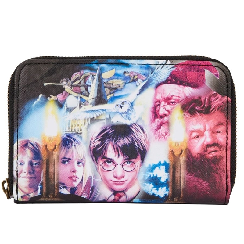Loungefly Harry Potter - Sorcerer's Stone Zip Purse/Product Detail/Wallets
