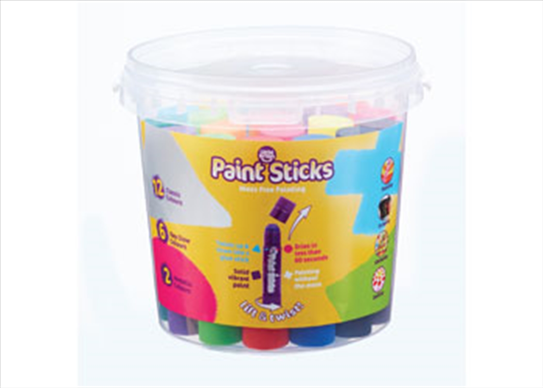 Little Brian Paint Sticks Bucket - Assorted 20 pk/Product Detail/Paints
