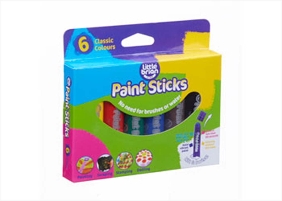 Little Brian Paint Sticks - Classic 6 pk/Product Detail/Paints