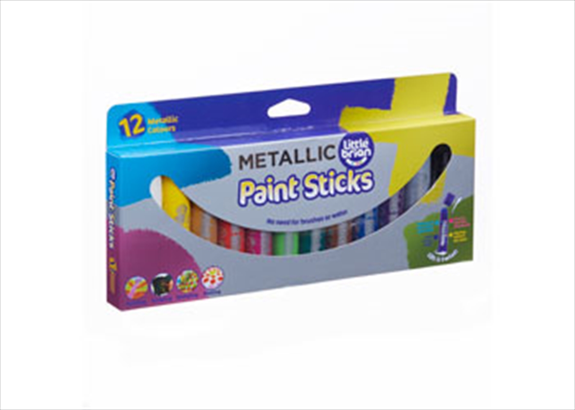 Little Brian Paint Sticks - Metallic 12 pk/Product Detail/Paints