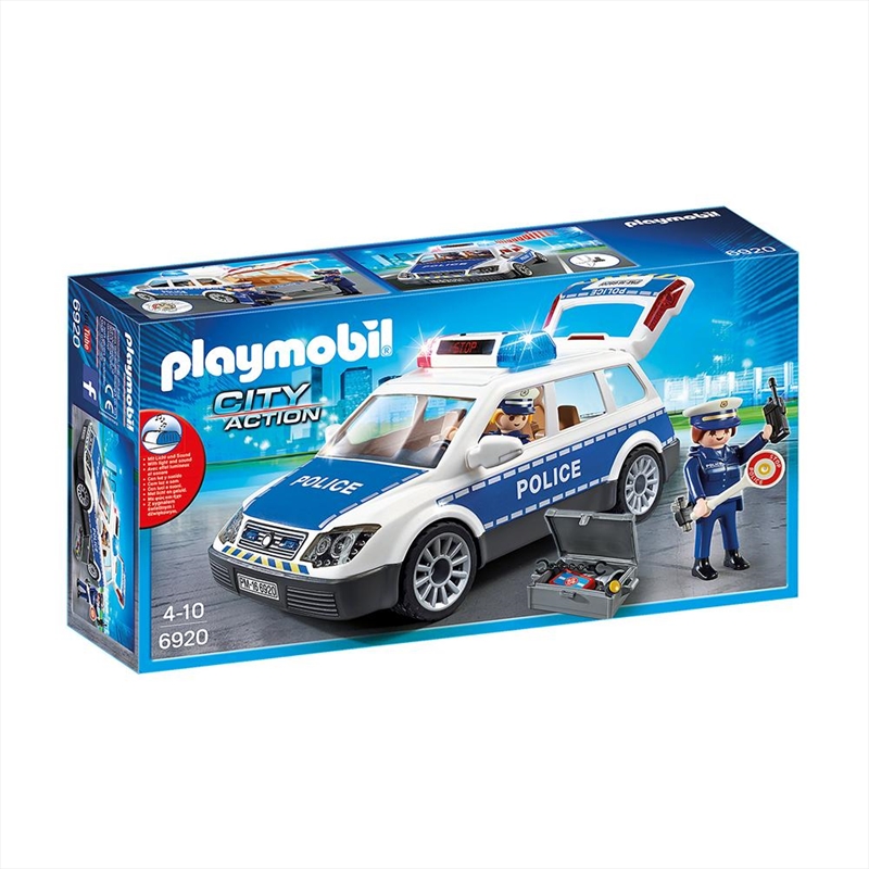 Playmobil- Police Car With Lights And Sound/Product Detail/Play Sets