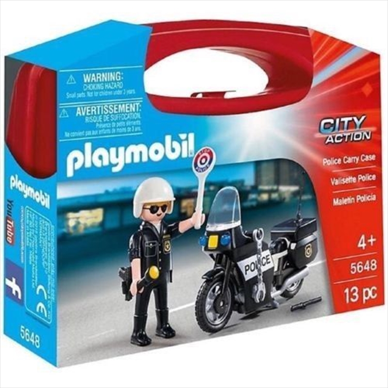 Playmobil- Police Carry Case/Product Detail/Play Sets