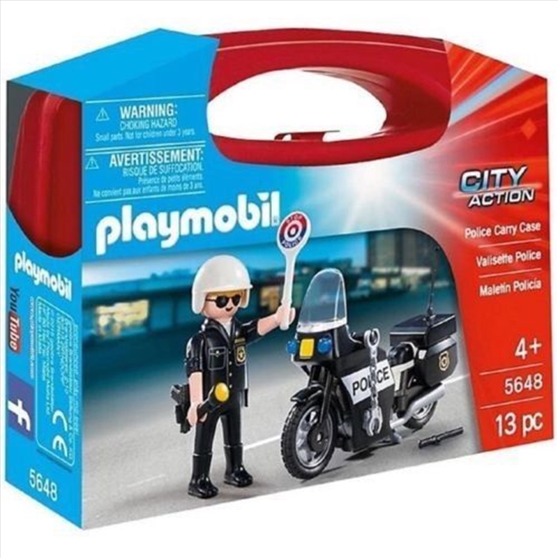 Playmobil- Police Carry Case/Product Detail/Play Sets