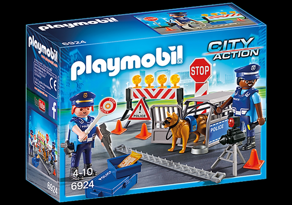 Playmobil- Police Roadblock/Product Detail/Play Sets