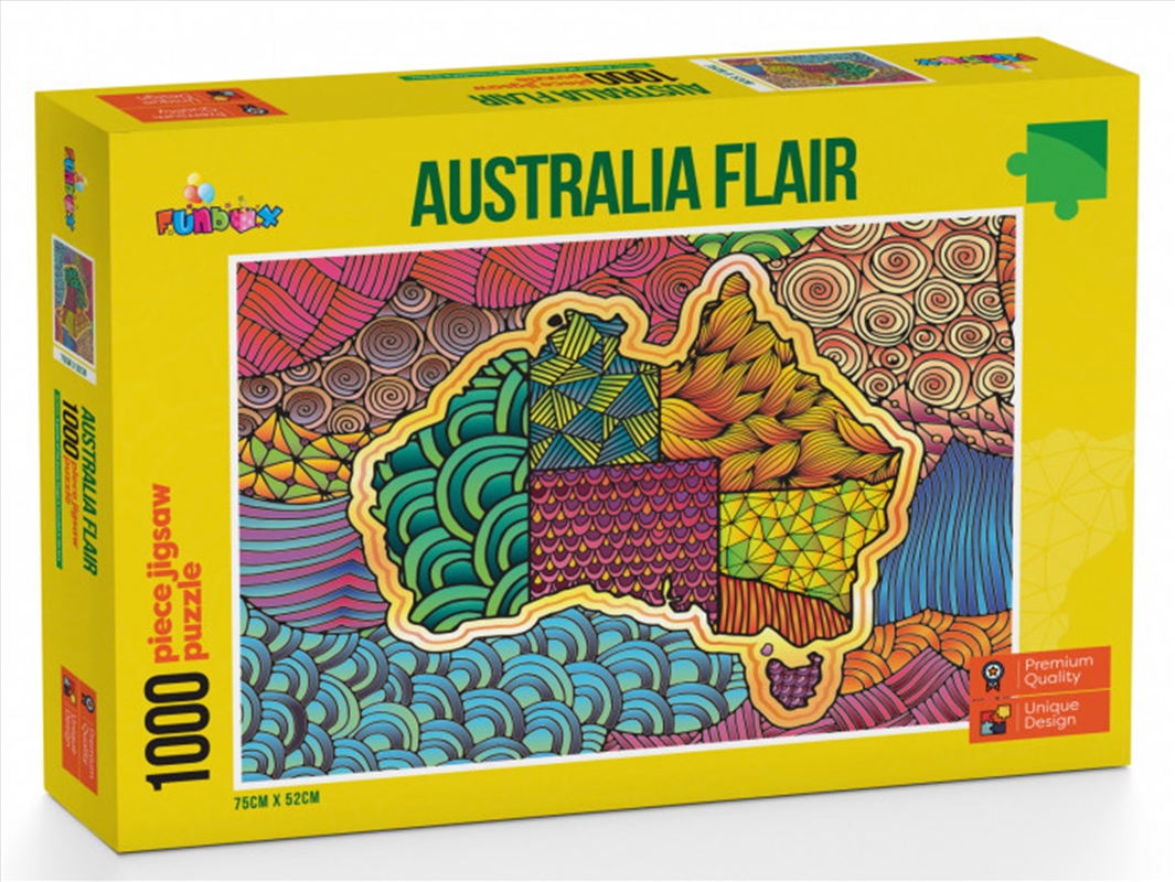 Funbox Puzzle Australia Flair Puzzle 1,000 pieces/Product Detail/Art and Icons
