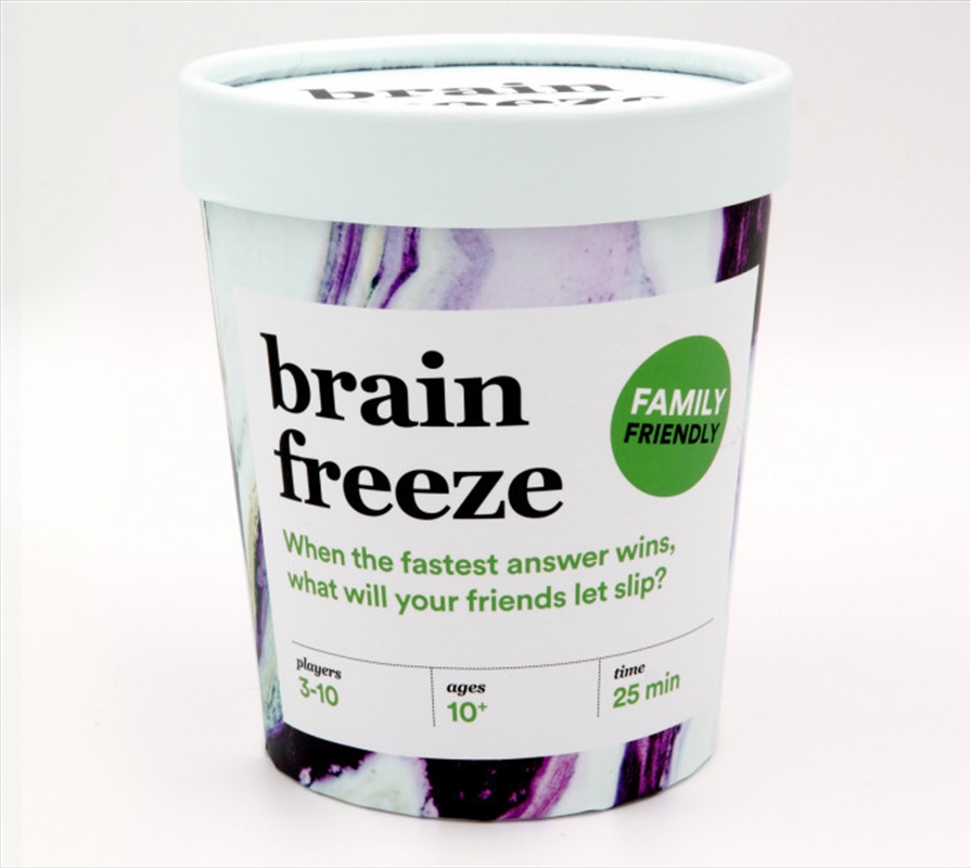 Brain Freeze - Family Edition/Product Detail/Card Games