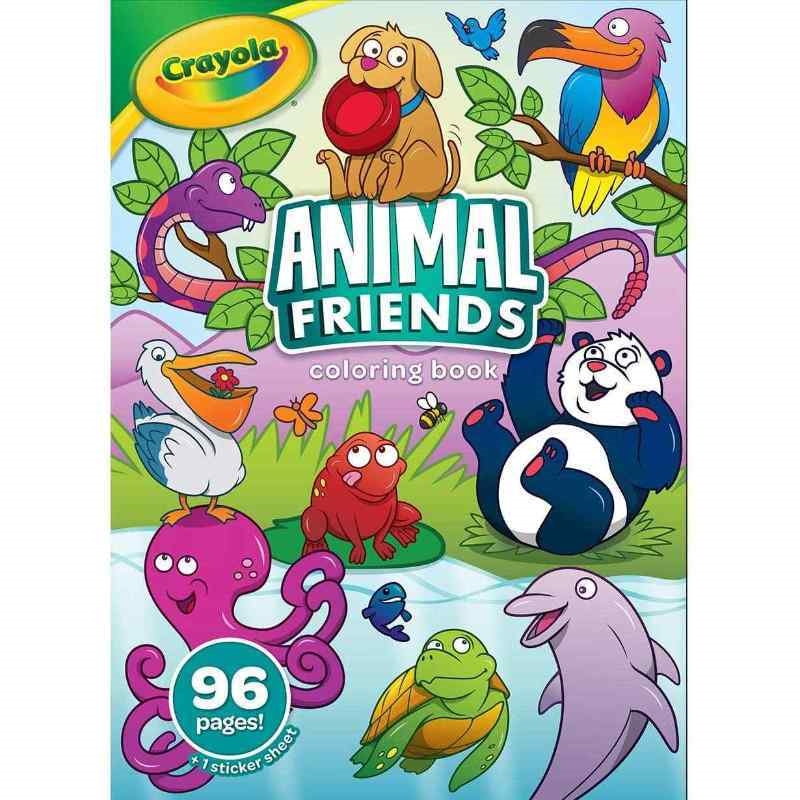 Crayola- Animal Friends 96pg Coloring Book/Product Detail/Kids Colouring