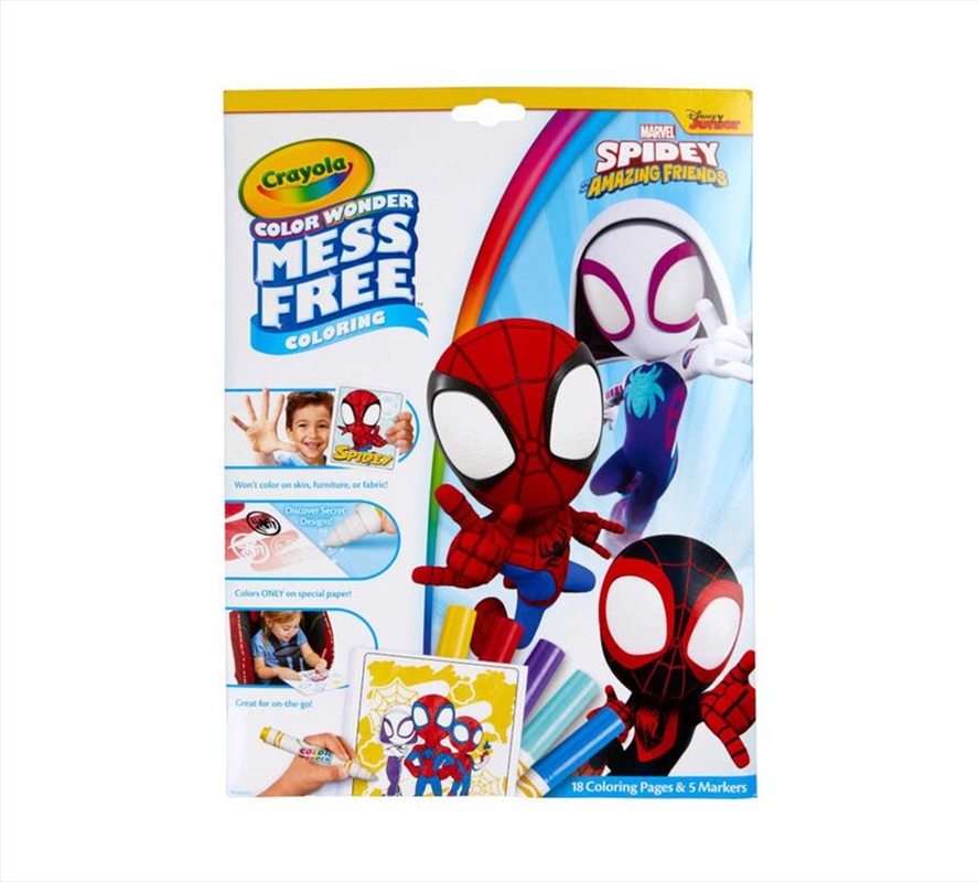 Crayola Color Wonder Mess Free Spidey and Friends | Colouring Book