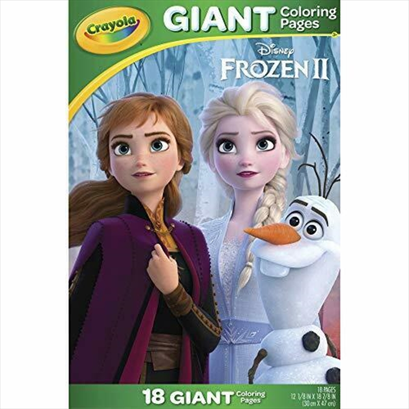 Crayola Giant Coloring Pages Frozen 2 | Colouring Book