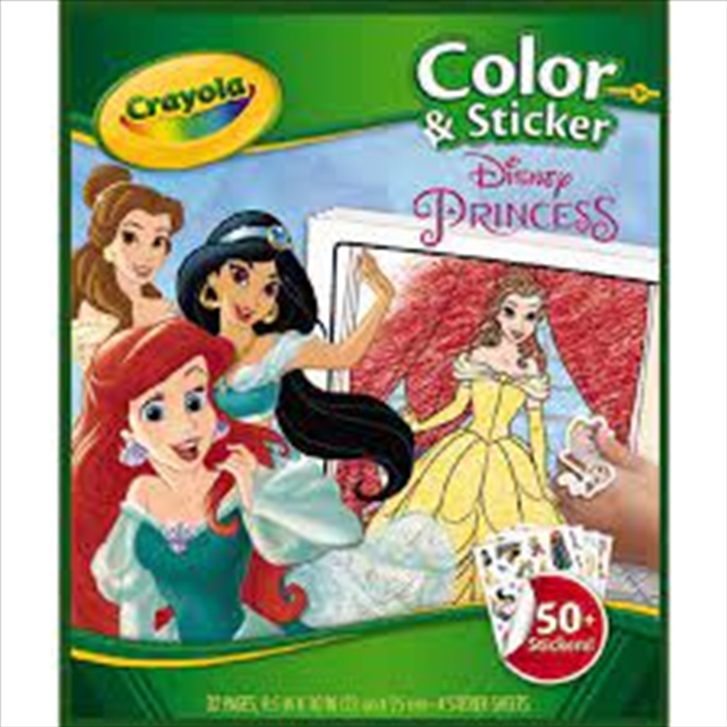 Crayola Color & Sticker Book Disney Princess/Product Detail/Kids Activity Books