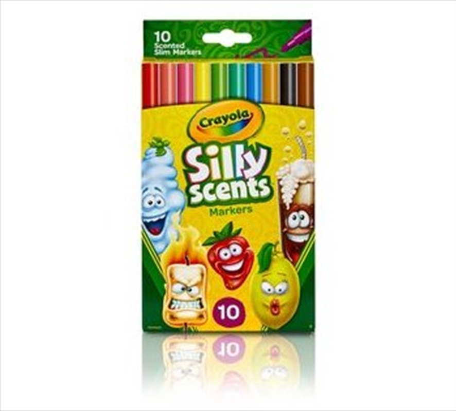 Crayola 10 Silly Scents Slim Markers/Product Detail/Pens, Markers & Highlighters