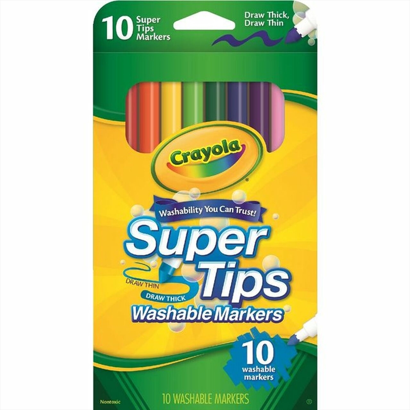 Crayola 10 Super tips Markers/Product Detail/Pens, Markers & Highlighters