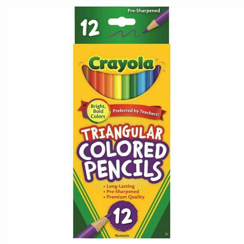 Crayola 12 Full Size Triangular Colored/Product Detail/Pencils & Crayons