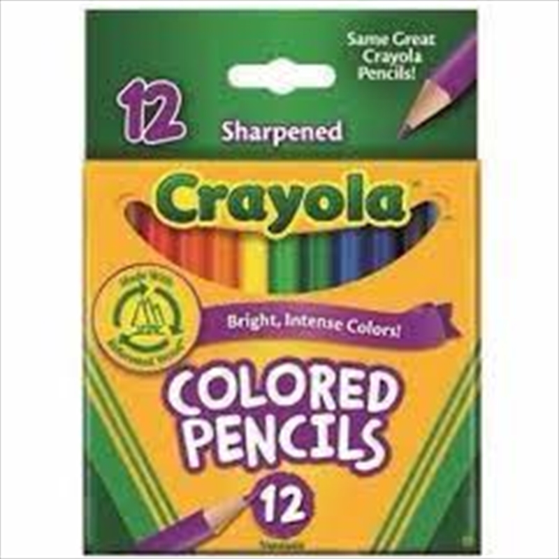 Crayola 12 Half Size Colored Pencils/Product Detail/Pencils & Crayons