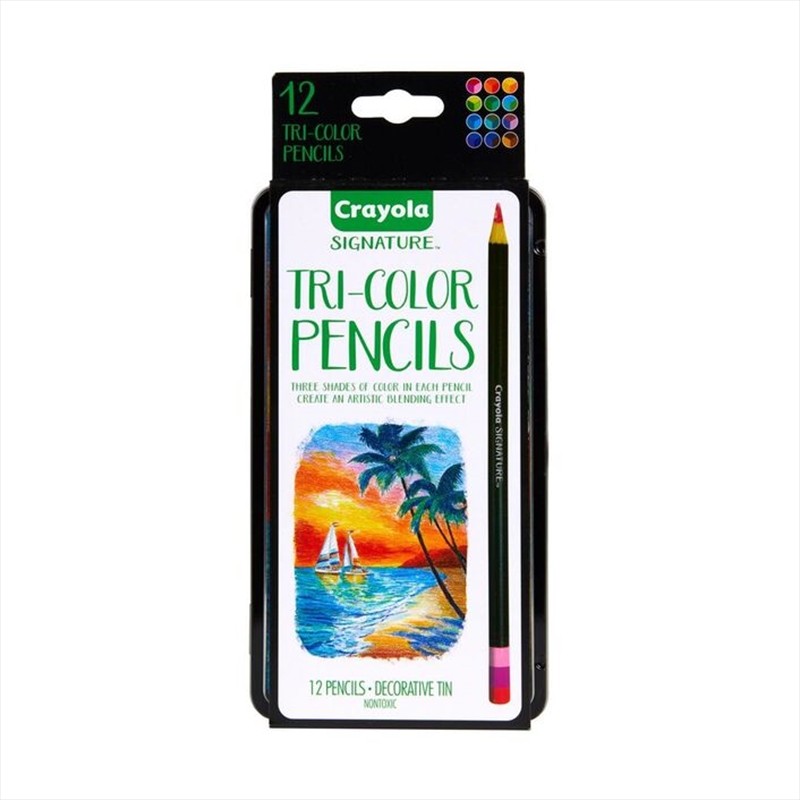 Crayola 12 Tri Color Pencils/Product Detail/Pencils & Crayons
