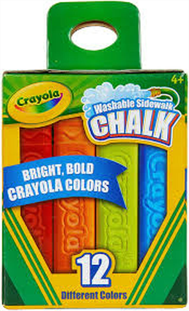Crayola 12 Washable Sidewalk Chalks/Product Detail/Arts & Crafts Supplies