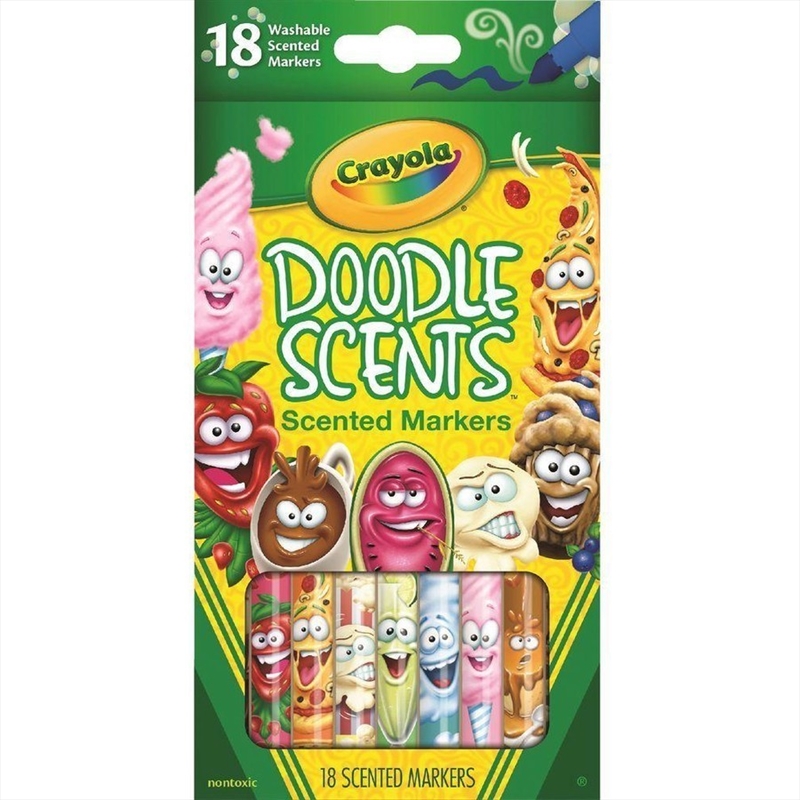 Crayola 18 Doodle Scents Scented Washable/Product Detail/Pens, Markers & Highlighters