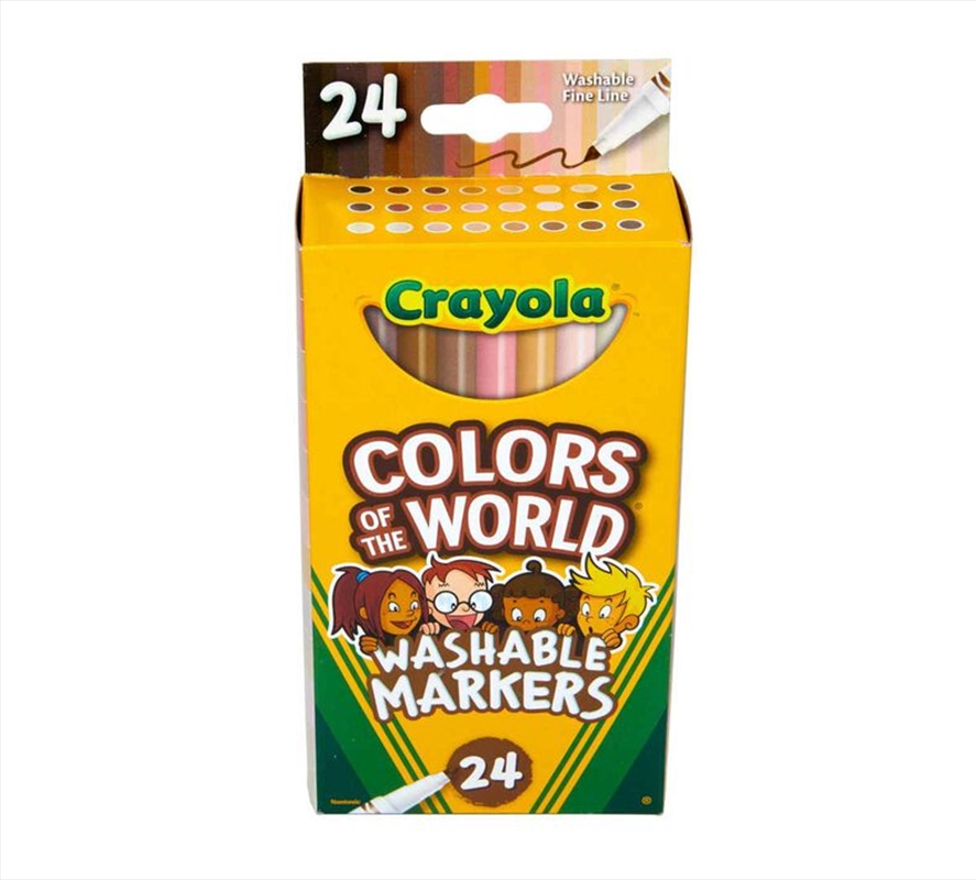 Crayola 24 Colors Of The World Fine line/Product Detail/Pens, Markers & Highlighters