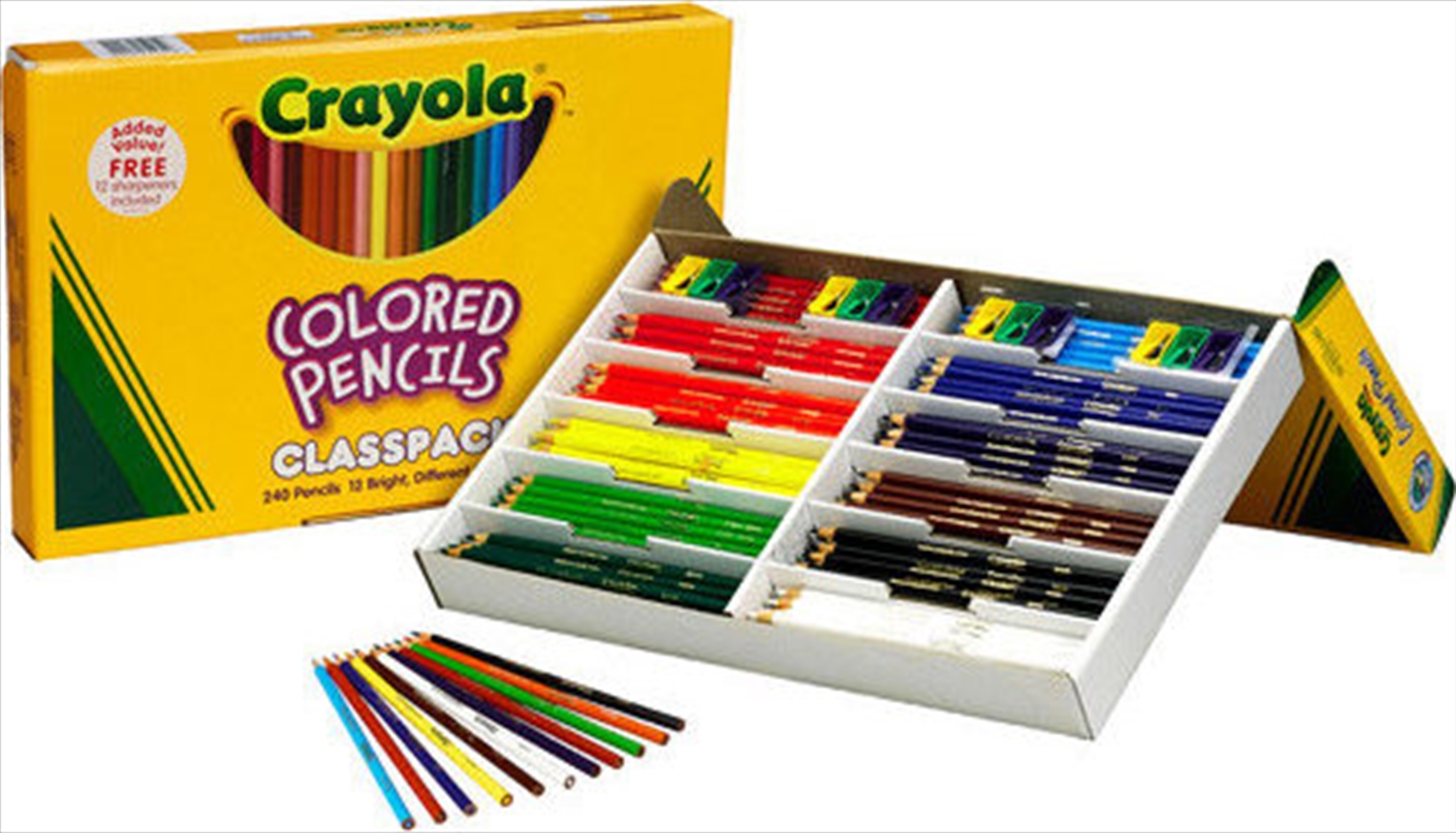 Crayola 240 Colored Pencil Classpack/Product Detail/Pencils & Crayons