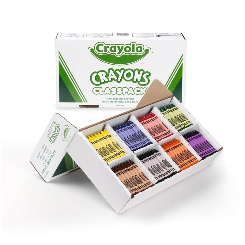 Crayola 400 Large Crayon Classpack/Product Detail/Pencils & Crayons