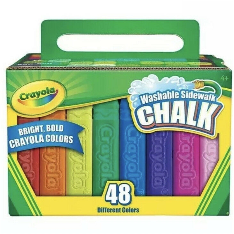 Crayola 48 Washable Sidewalk Chalks/Product Detail/Arts & Crafts Supplies