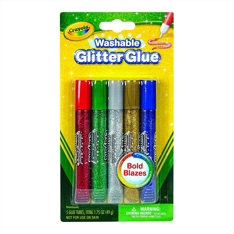 5 Washable Glitter Glues/Product Detail/Arts & Crafts Supplies