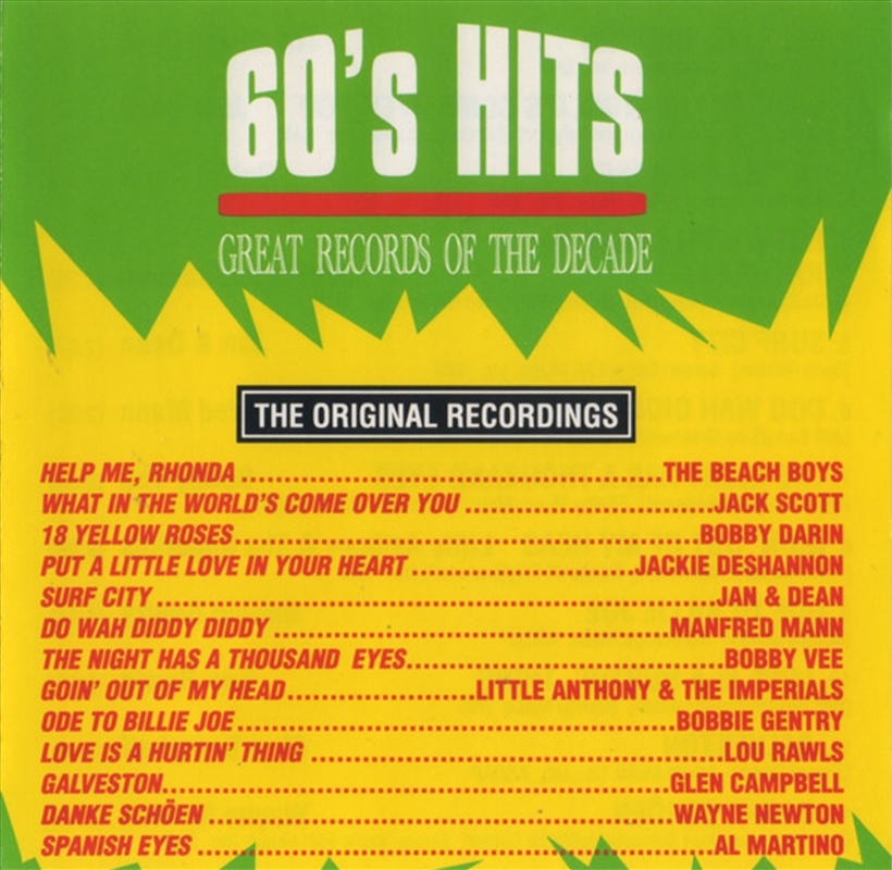 60s Pop Hits 1/Product Detail/Compilation