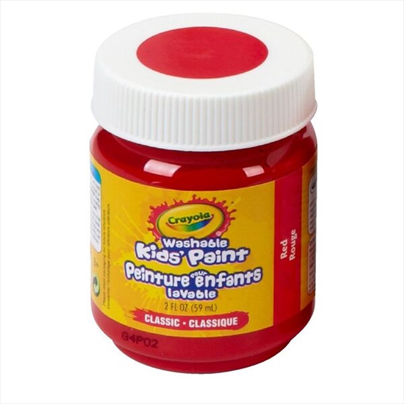 Crayola Washable Kids Paint-  Red/Product Detail/Paints