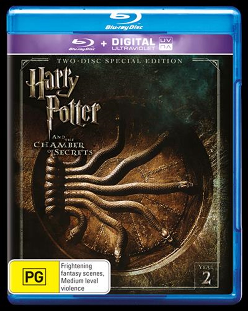 Harry Potter And The Chamber Of Secrets - Limited Edition | UV - Year 2 | Blu-ray