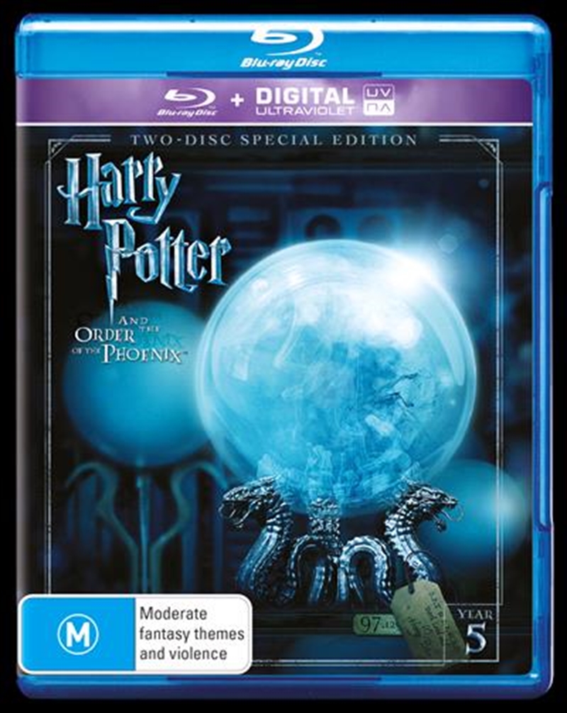 Harry Potter And The Order Of The Phoenix - Limited Edition | UV - Year 5 | Blu-ray